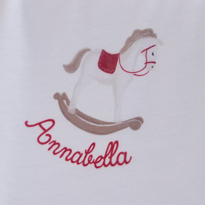 Personalised Heritage Horse Jersey Blanket