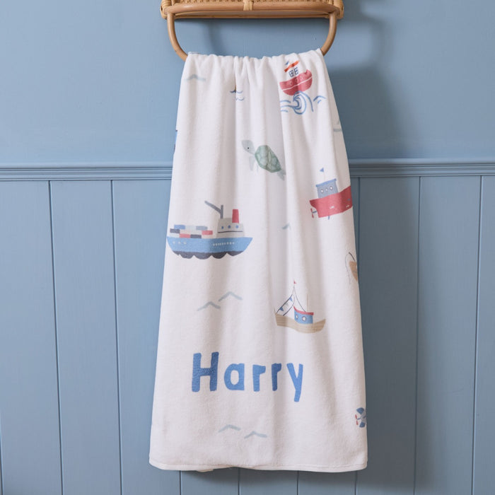 Personalised High Tide Beach Towel