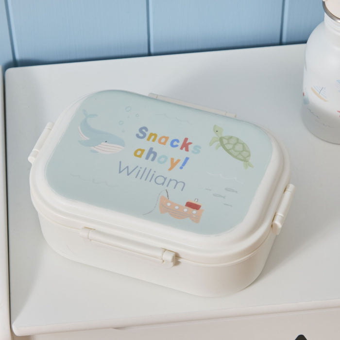 Personalised High Tide Sea Creature Neutral Lunch Box