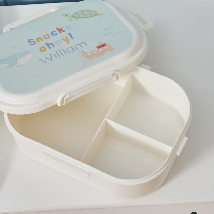 Personalised High Tide Sea Creature Neutral Lunch Box