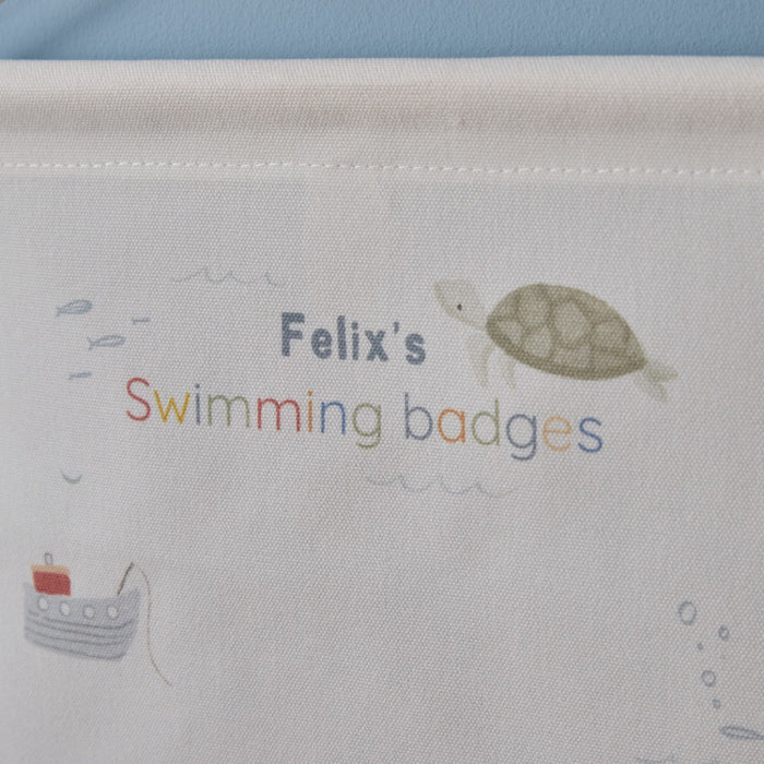 Personalised High Tide Swimming Badges Wall Hanging