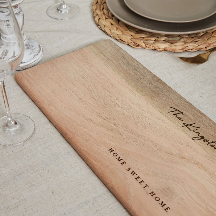 Personalised Home Sweet Home Long Paddle Board