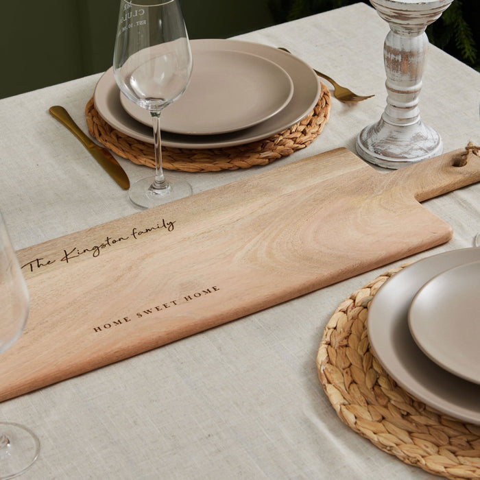 Personalised Home Sweet Home Long Paddle Board