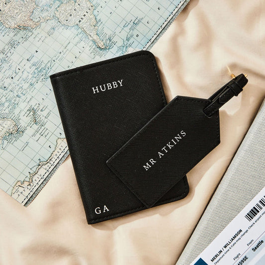 Personalised Hubby Travel Set by Made Yours