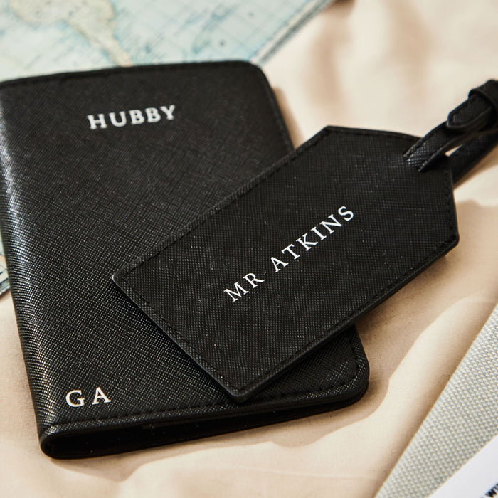 Personalised Hubby Travel Set by Made Yours