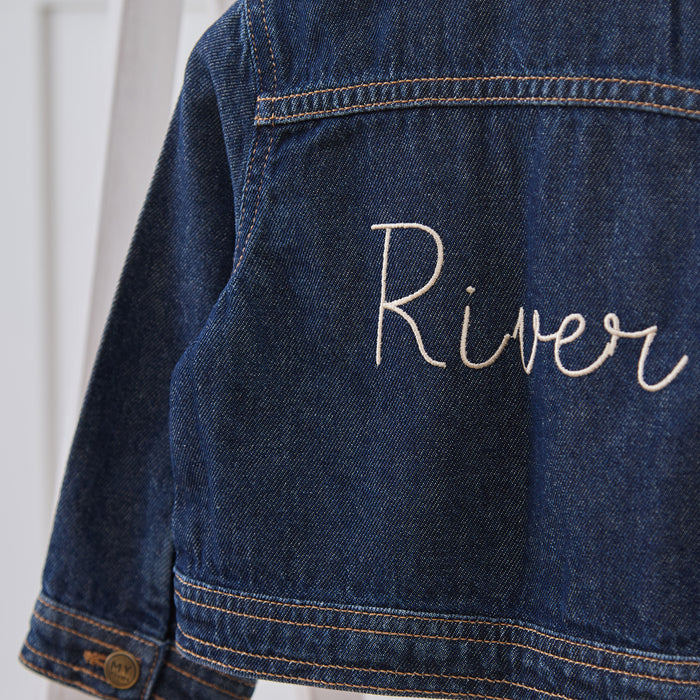 Personalised Indigo Denim Jacket