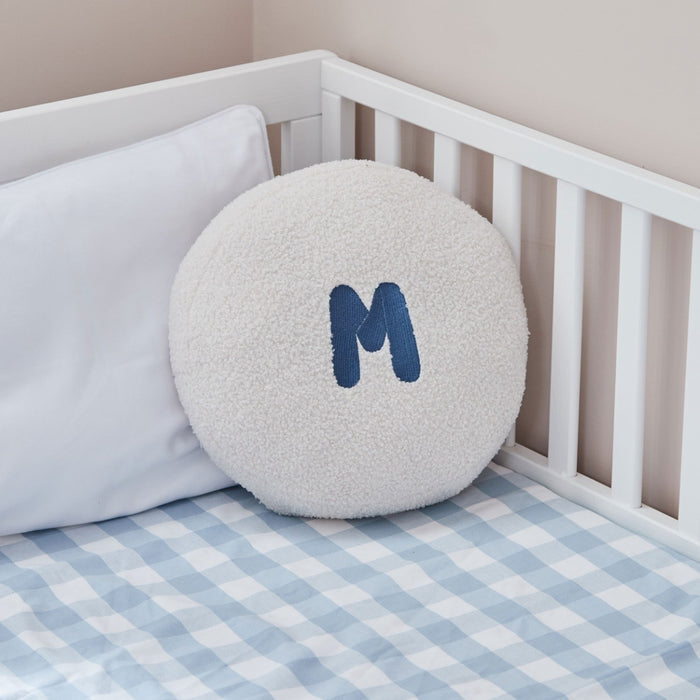 Personalised Initial Round Borg Cushion