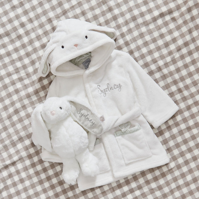 Personalised Ivory Bunny Snuggle & Cuddle Gift Set