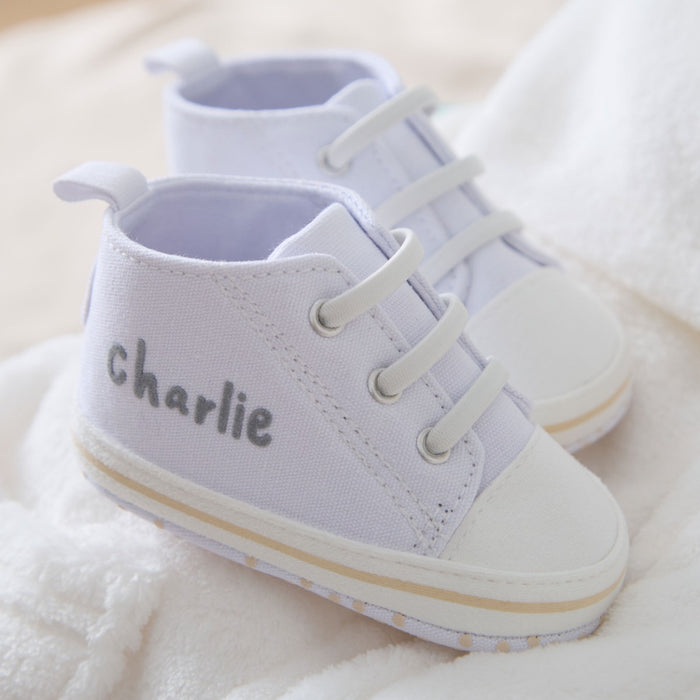 Personalised Ivory Snuggle and Step Gift Set