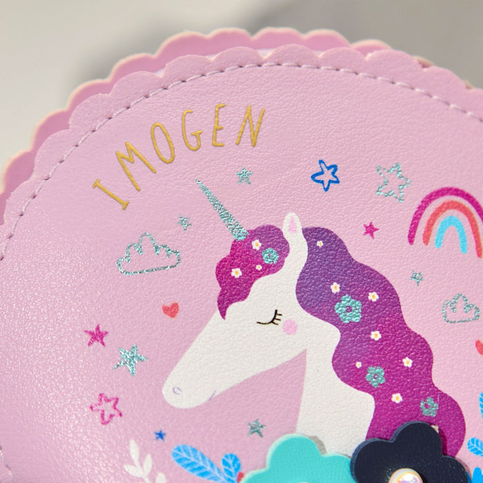 Personalised Janod Dreamland Unicorn Purse