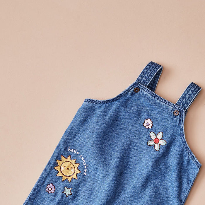 Personalised Just Bee Kids Short Dungarees