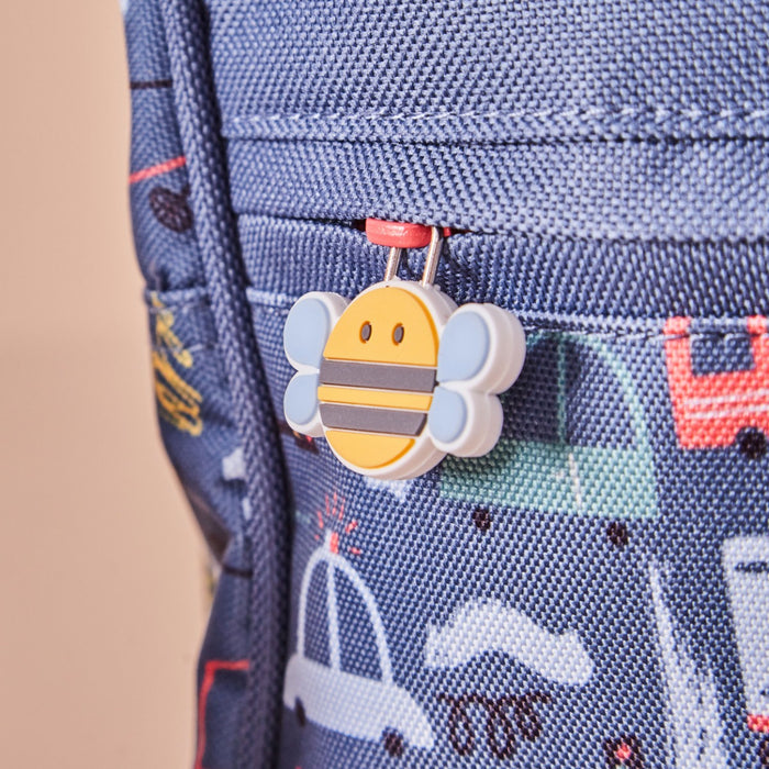 Personalised Just Bee Kids Transport Print Backpack & Lunch Bag Gift Set