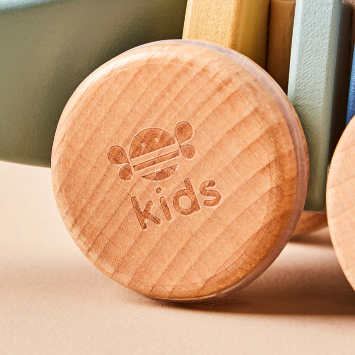 Personalised Just Bee Kids Wooden Crocodile Pull Along Toy FSC®