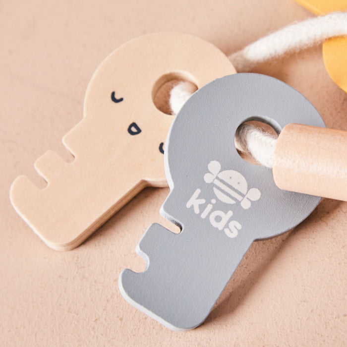 Personalised Just Bee Kids Wooden Phone & Keys Toy Set