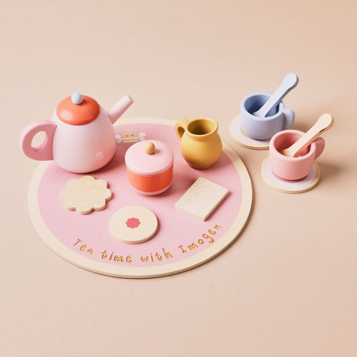 Personalised Just Bee Kids Wooden Tea Set FSC®