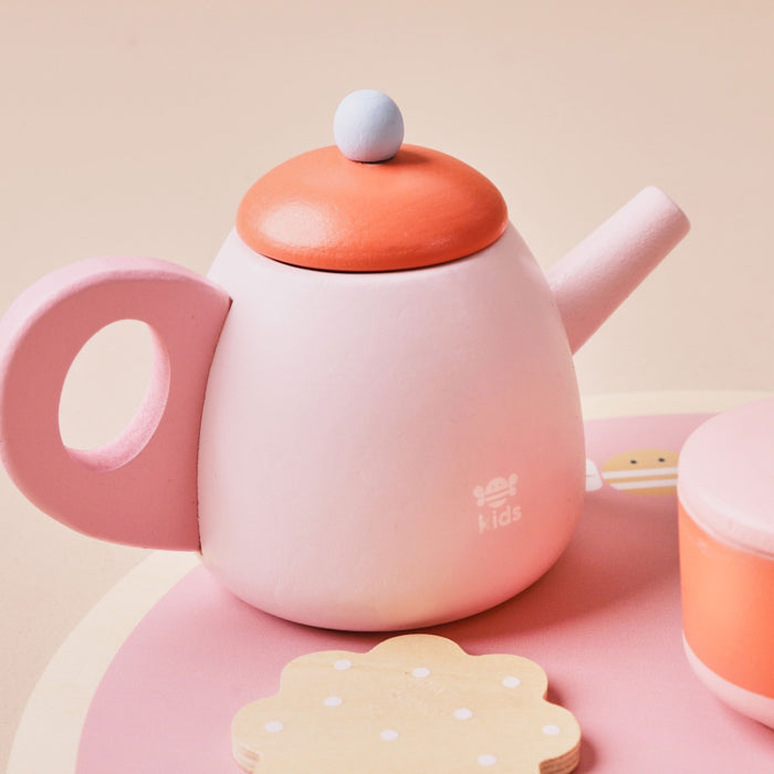 Personalised Just Bee Kids Wooden Tea Set FSC®