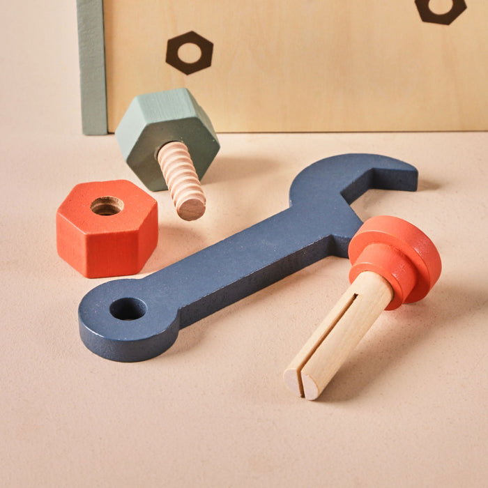 Personalised Just Bee Kids Wooden Tool Bench FSC®