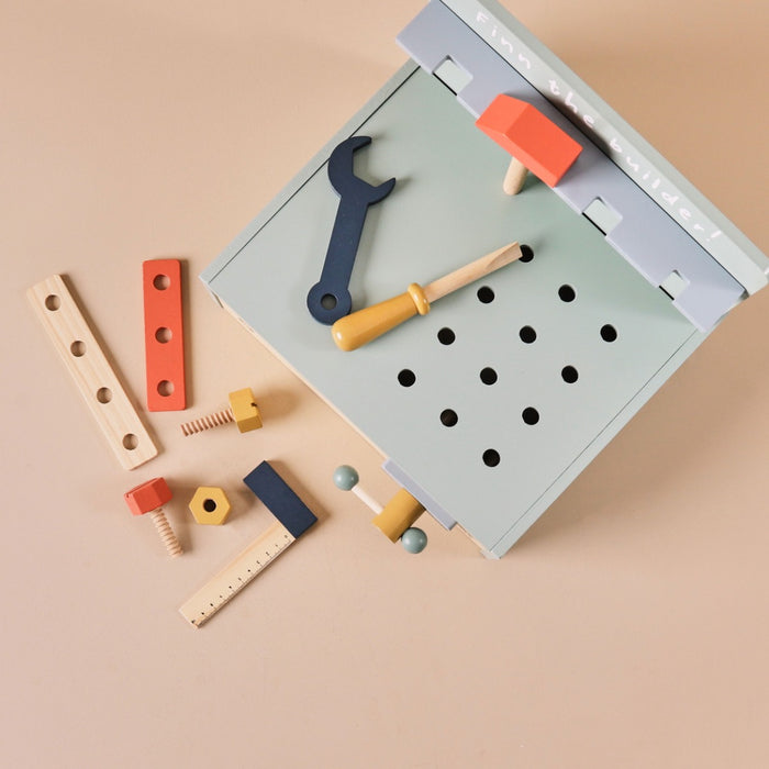 Personalised Just Bee Kids Wooden Tool Bench FSC®