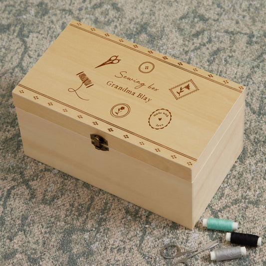 Personalised Knitting & Sewing Craft Box