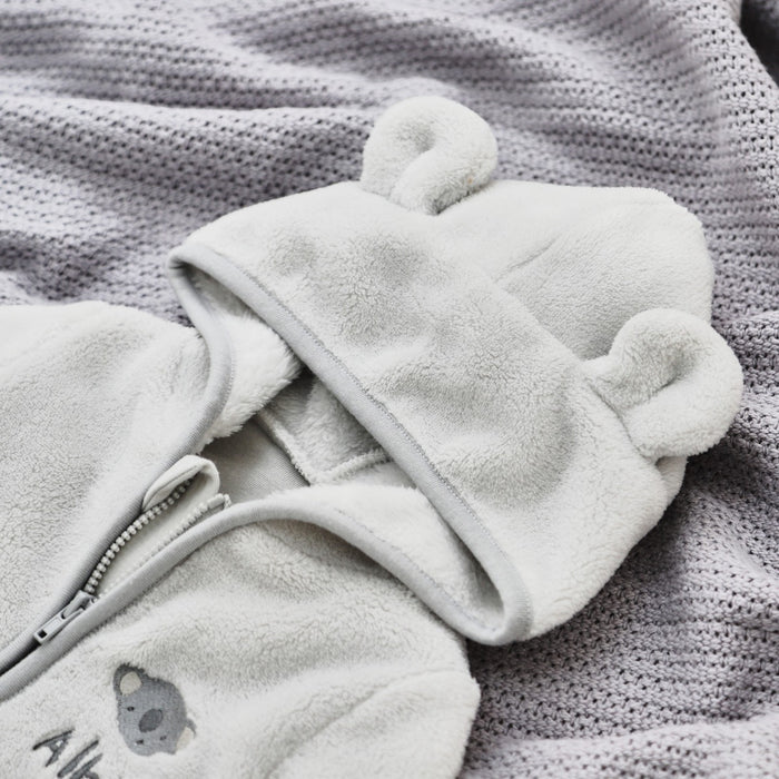 Personalised Koala Design Grey Fleece Onesie