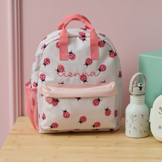 Personalised Ladybird Medium Backpack