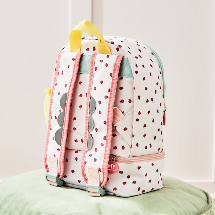 Personalised Ladybird Mini Compartment Backpack