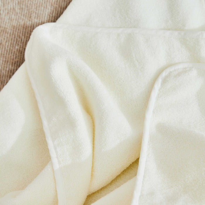 Personalised Large Ivory Hooded Bath Towel
