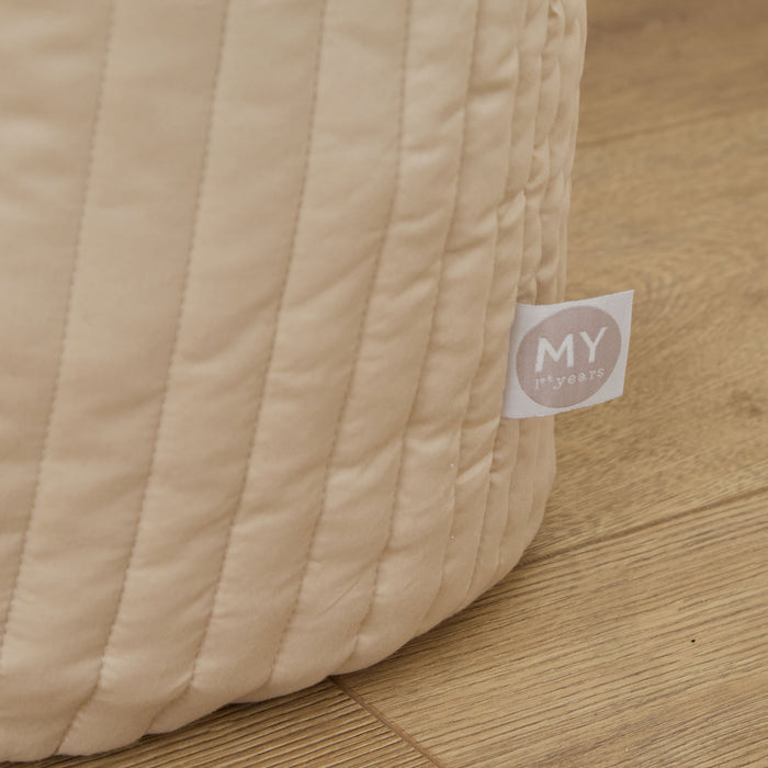 Personalised Large Neutral Stripe Storage Bag