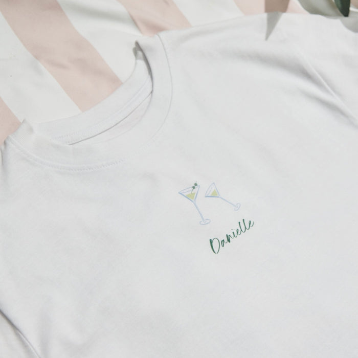 Personalised Last Toast On The Coast Hen T-Shirt