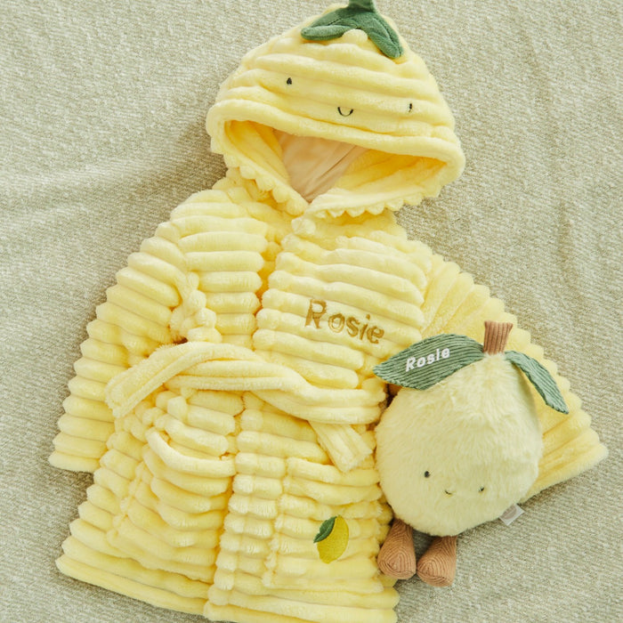 Personalised Lemon Snuggle and Cuddle Gift Set