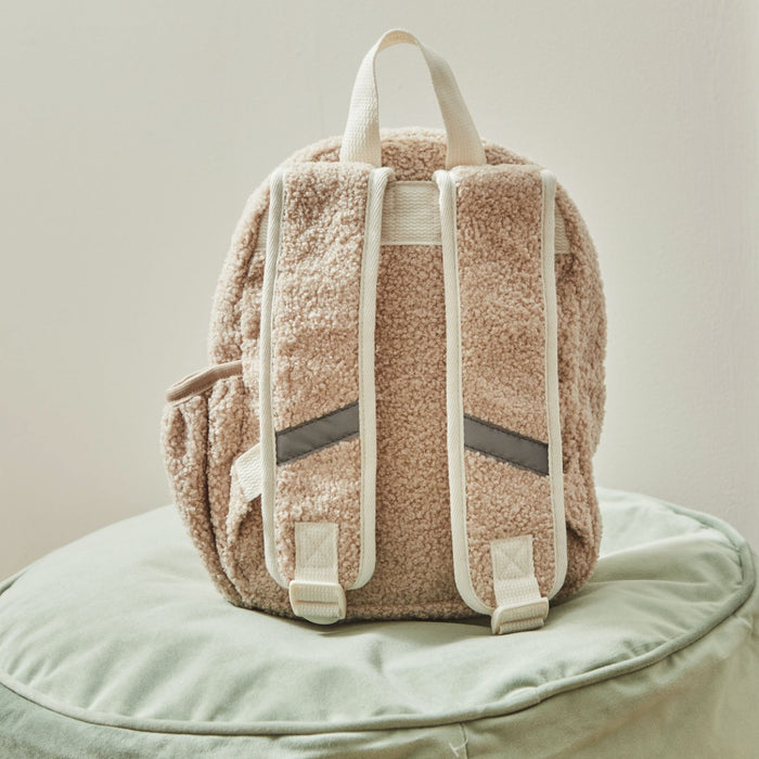 Personalised Leopard Brown Little Cub Borg Backpack