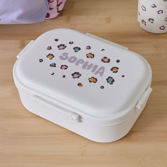 Personalised Leopard Print Lunchbox