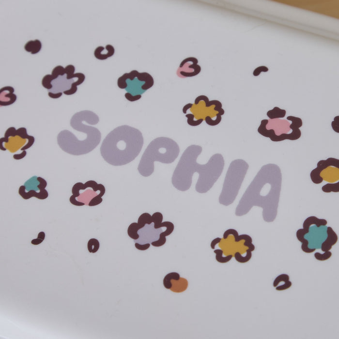 Personalised Leopard Print Lunchbox
