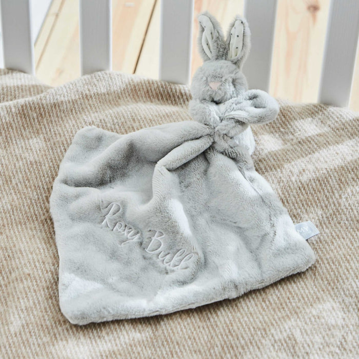 Personalised Light Grey Bunny Comforter