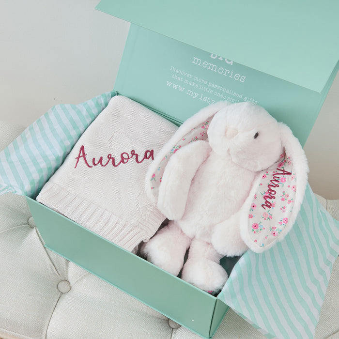 Personalised Light Pink Bedtime Cuddle Set