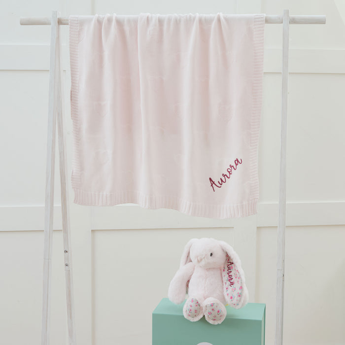 Personalised Light Pink Bedtime Cuddle Set