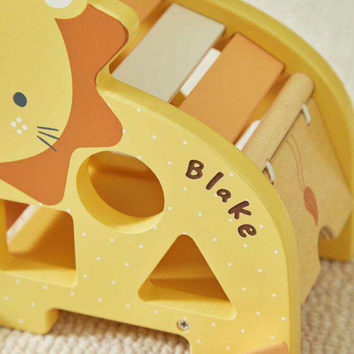 Personalised Lion Shape Sorter FSC®