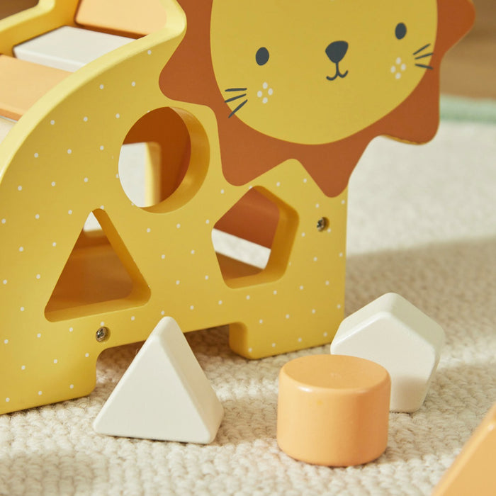 Personalised Lion Shape Sorter FSC®