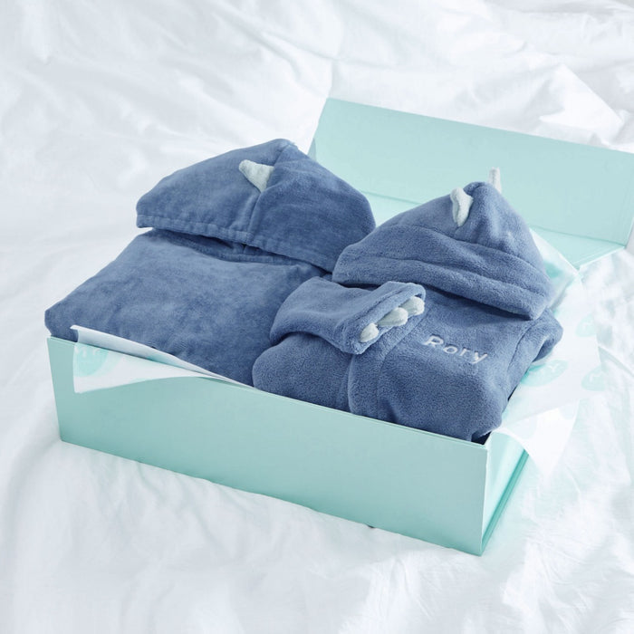 Personalised Little Dino Splash & Snuggle Gift Set