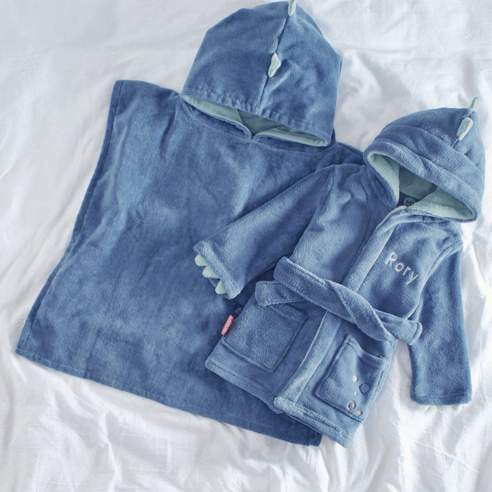Personalised Little Dino Splash & Snuggle Gift Set