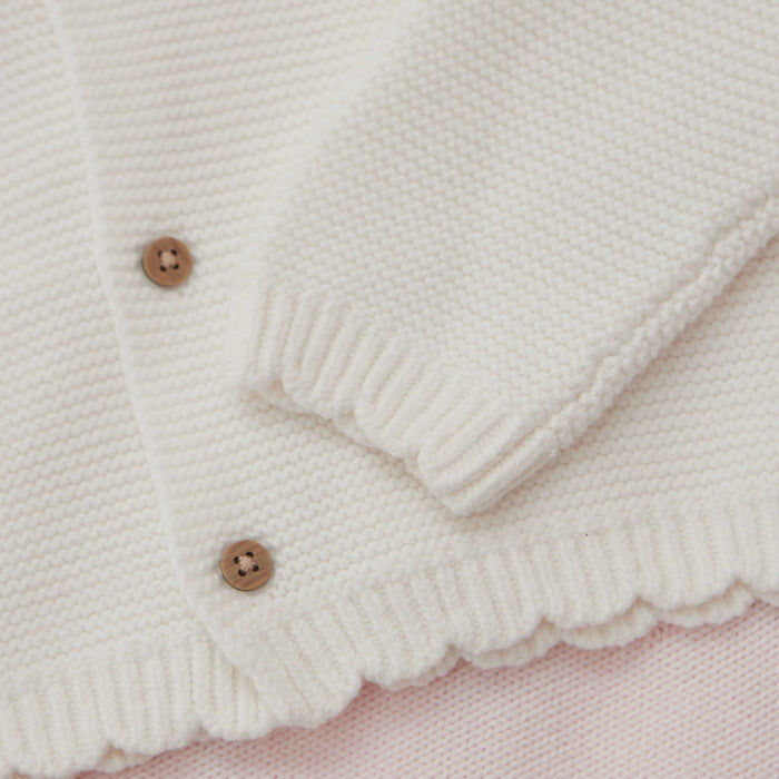 Personalised Little Love White Cardigan
