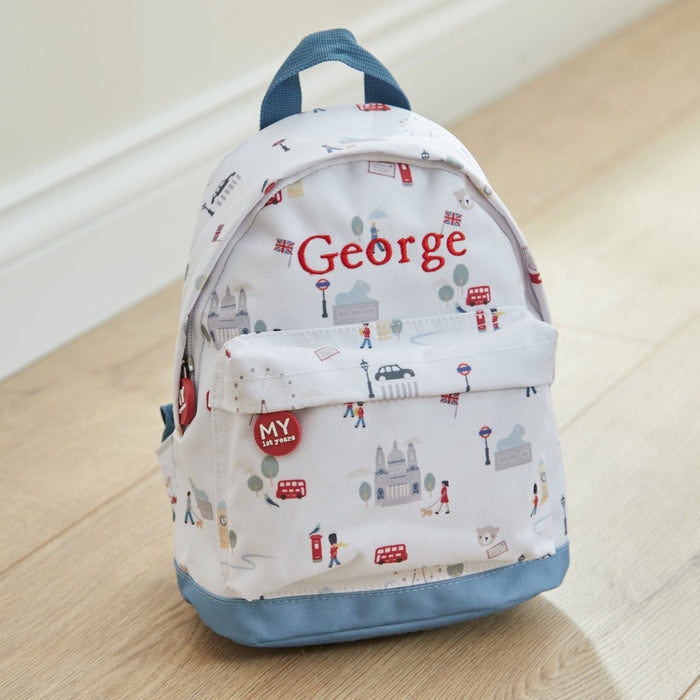 Personalised London Mini Backpack