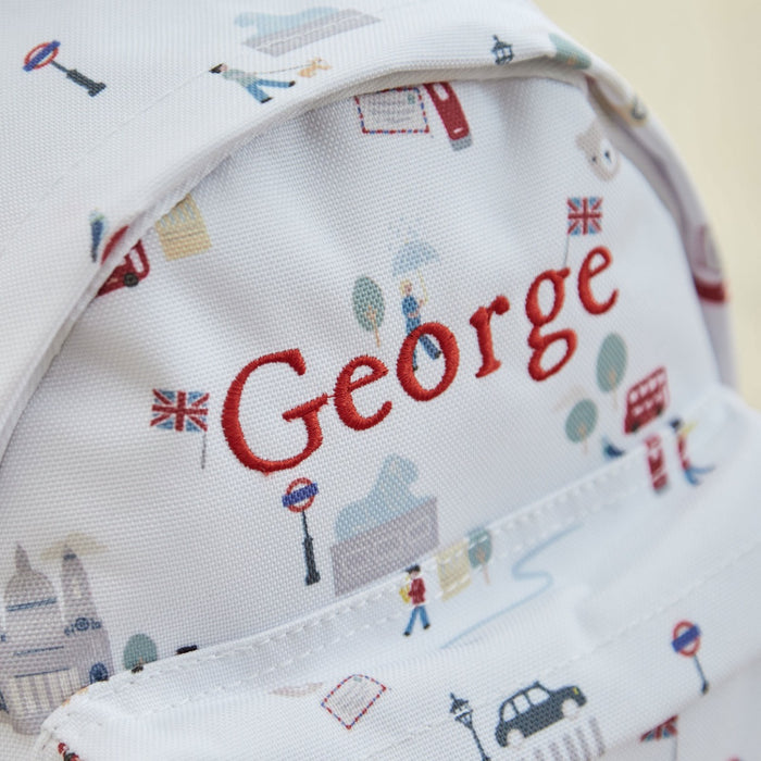 Personalised London Mini Backpack