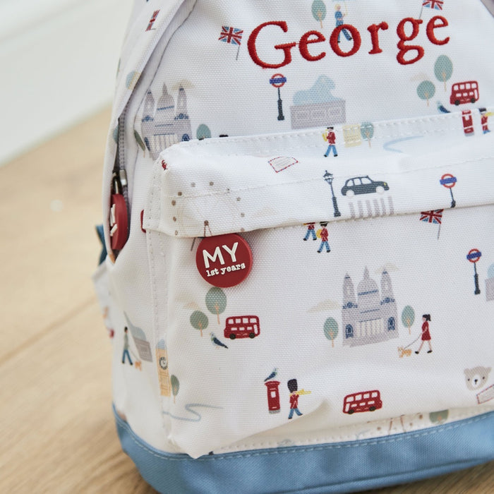 Personalised London Mini Backpack