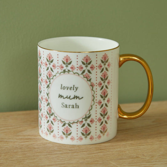 Personalised Lovely Mum Mug