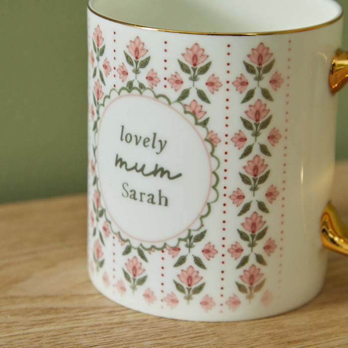 Personalised Lovely Mum Mug