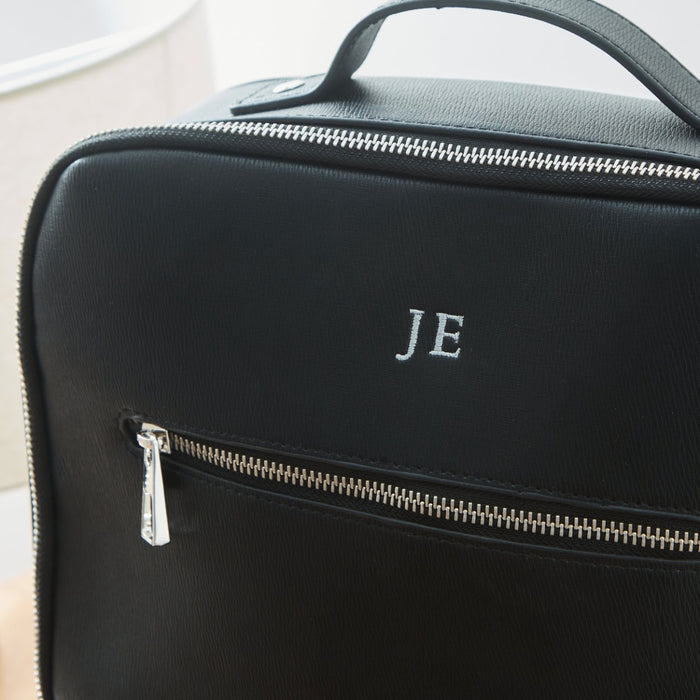 Personalised Luxe PU Tailored Zipped Backpack