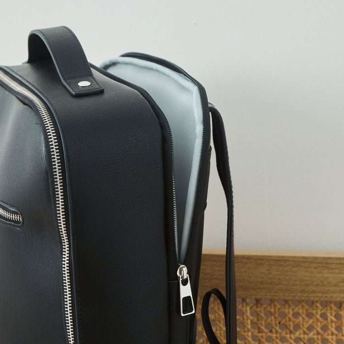 Personalised Luxe PU Tailored Zipped Backpack