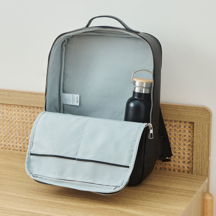 Personalised Luxe PU Tailored Zipped Backpack