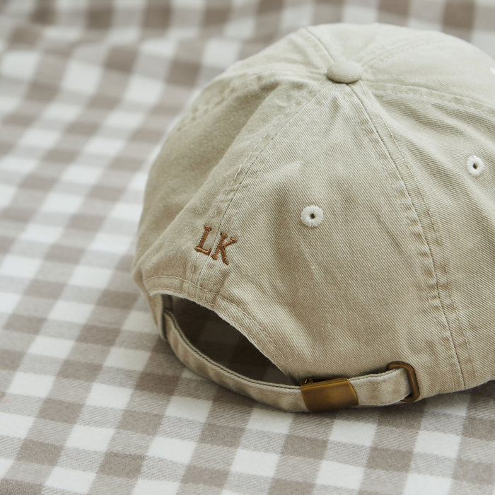 Personalised Mama Neutral Cap in Natural